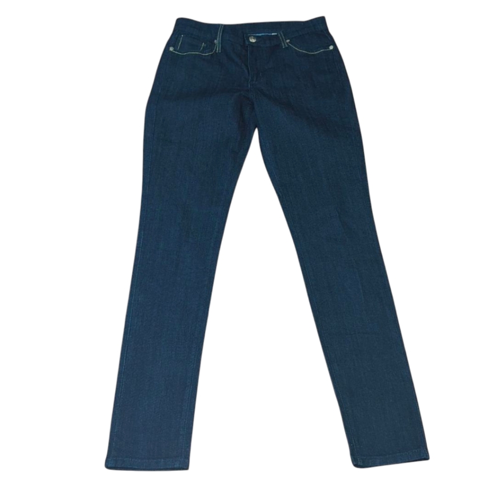 KanCan Dark Wash Low Rise Straight Jeans Size 9